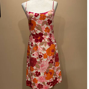 Ann Taylor Floral Spaghetti Strap Sundress, Size 6